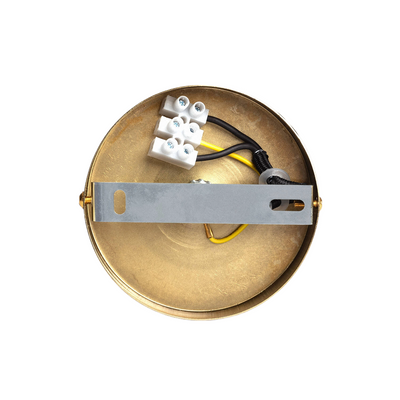 Lampa Wisząca szklana Kula ?15cm Złota Abruzzo Sigma