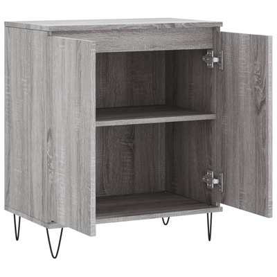 vidaXL Komoda, szary dąb sonoma, 60x35x70 cm, materiał drewnopochodny wariant 5
