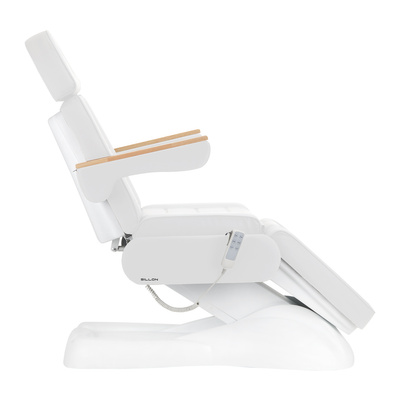 Fotel kosmetyczny elektryczny SILLON Lux 273b 3 silniki biały 132718
