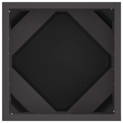 Donica 2 pcs Czarny 30 x 30 x 30 cm Stal