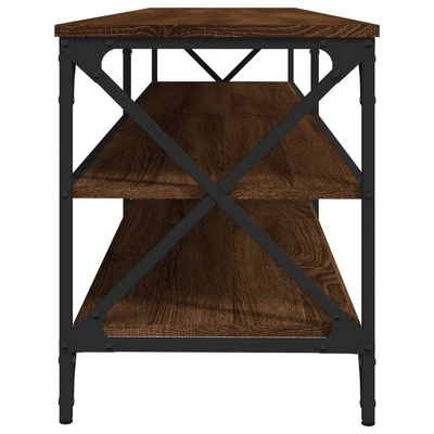 vidaXL Szafka pod TV, brązowy dąb, 180x40x50, materiał drewnopochodny