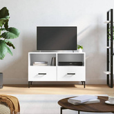 vidaXL Szafka pod TV, biała, wysoki połysk, 80x36x50 cm model standard