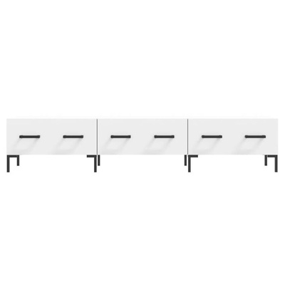 vidaXL Szafka pod TV, biała, 150x36x30 cm, materiał drewnopochodny wariant 7