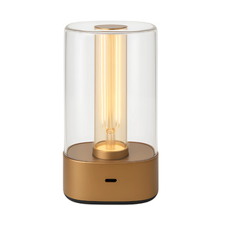 Lampa stołowa Abigali Tuso 3W USB-C ładowalna nowoczesna złoty