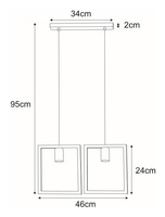 Lampa wisząca K-4032 z serii LAVAYA KAJA