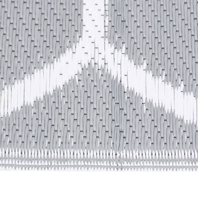 vidaXL Dywan zewnętrzny, szary, 140 x 200 cm, PP