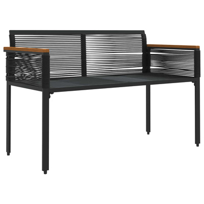 Ławka ogrodowa 2 -Seater 117 x 54 x 74.5 cm polirattan