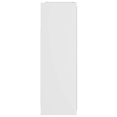 Szafka z lustrem, biała 62,5x20,5x64 cm materiał drewnopochodny