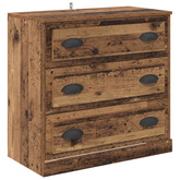 Komody 3 szt. Stare drewno 210 x 35,5 x 67,5 cm