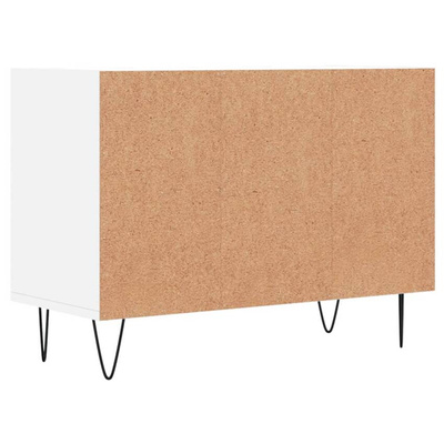 vidaXL Szafka pod TV, biała, 69,5x30x50 cm, materiał drewnopochodny