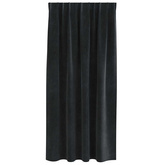 Zasłony zaciemniające 2 pcs Czarny 140 x 175 cm Aksamit