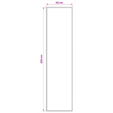 Chodnik dywanowy LESAKA Czarny i złoto 50 x 200 cm
