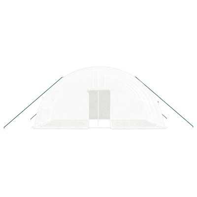 Szklarnia ze stalową ramą, biała, 24 m?, 6x4x2,85 m