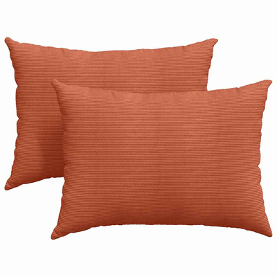 Poduszki na sofę 2 pcs Czerwono-pomarańczowy 70 x 50 cm