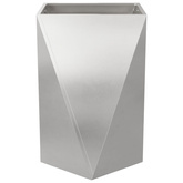 Donica 2 pcs Srebrny 50 x 50 x 75 cm Stal nierdzewna