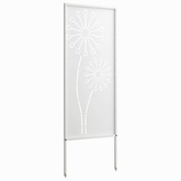 Ekran zapewniający prywatność w ogrodzie Biały 50 x 140 cm