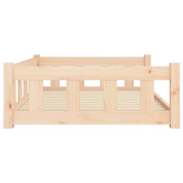 vidaXL Legowisko dla psa, 105,5x75,5x28 cm, drewno sosnowe