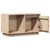 Szafka pod telewizor, 74x35x44 cm, lite drewno sosnowe