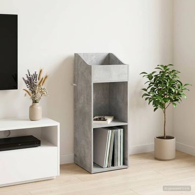Szafka na płyty winylowe Betonowy szary 36 x 36 x 95,5 cm