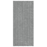 Panel dachowy 12 pcs srebrny 100 x 45 cm Stal galwanizowana