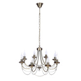Żyrandol patyna 8xE14 60cm MUZA 38-69187