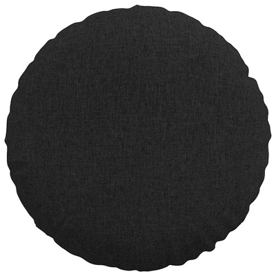 Poduszki na siedziska 2 pcs Czarny ?50 x 19 cm tkanina