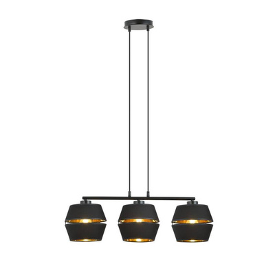 Lampa wisząca  PIANO 3 BLACK/GOLD