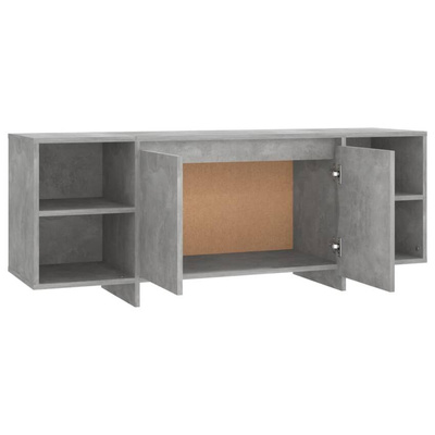 vidaXL Szafka pod TV, szarość betonu, 130x35x50 cm