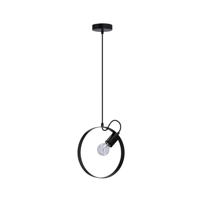 Lampa wisząca czarna metalowa Nexo Ledea 50101199