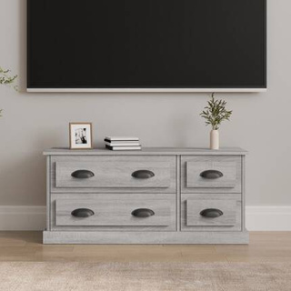 vidaXL Szafka pod TV, szary dąb sonoma, 100x35,5x45 cm