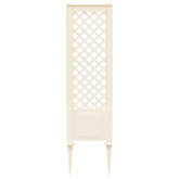Trellis z gwoździem Biały 43 x 6 x 165 cm PP