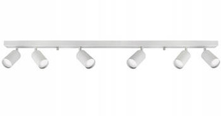 Lampa Szyna Biała 6 x GU10