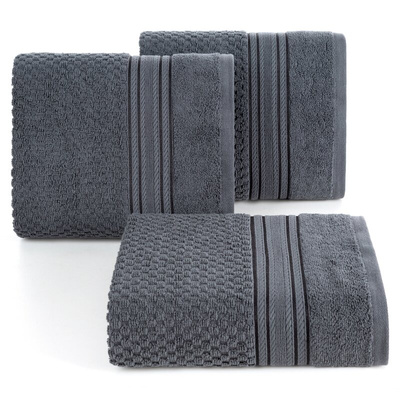 Ręcznik Davos stalowy 70x140