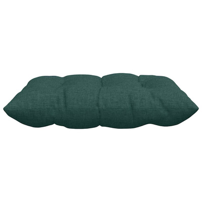 Poduszki na siedziska 4 pcs Ciemna zieleń 40 x 40 x 6 cm