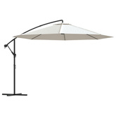 Parasol na wysięgniku 3,5 m, piaskowy