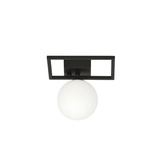 Lampa sufitowa  IMAGO 1E BLACK/OPAL