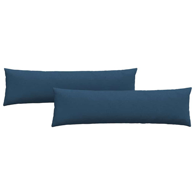 Poduszki na sofę 2 pcs Niebieski 145 x 40 cm tkanina
