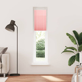 Roleta plisowana różowa 40x200 cm Szerokość tkaniny 39,4cm