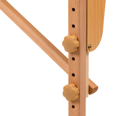 Stół składany do masażu drewniany Komfort Activ Fizjo Lux 2 segmentowy 190x70 czarny 144001