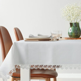 Obrus Cindy biały 140x220