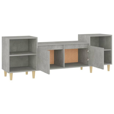 vidaXL Szafka pod TV, szarość betonu, 160x35x55 cm model standard