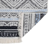 vidaXL Dywanik, różowo-niebieski, 160x230 cm, bawełniany