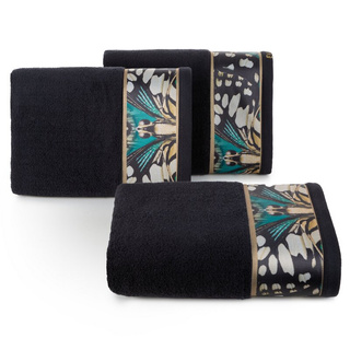 Ręcznik Eva czarny 70x140