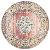 vidaXL Dywan ARBIZU do pomieszczeń i na zewnątrz, vintage, ? 120 cm model standard