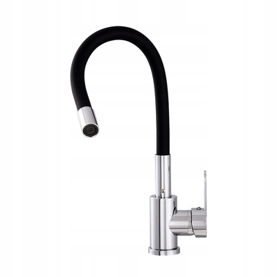 Bateria flexi czarna chrom FLOW FLEX