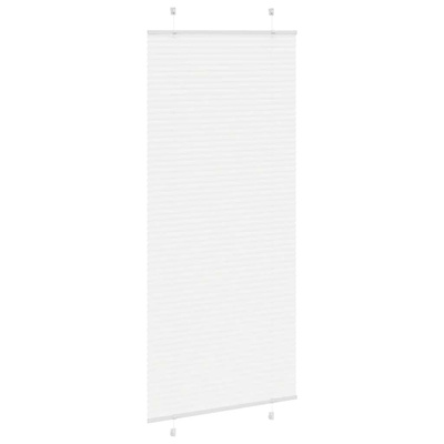Roleta plisowana biała 85x200 cm Szerokość tkaniny 84,4 cm