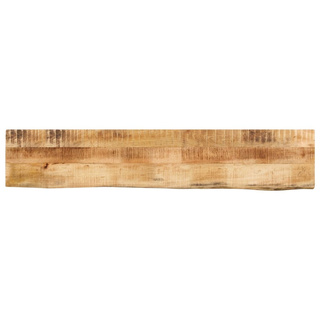 Blat stołu, 160x30x2,5 cm, naturalna krawędź, drewno mango