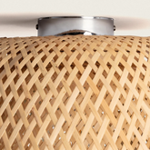 Plafon Boho z Bambusa 45cm Abruzzo Mia E27