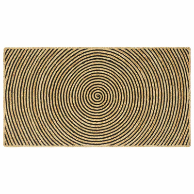 Dywany pokojowe Czarny 80 x 150 cm Juta