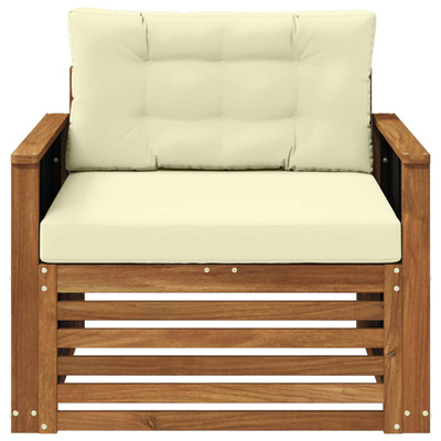 Środkowa sofa ogrodowa naturalny